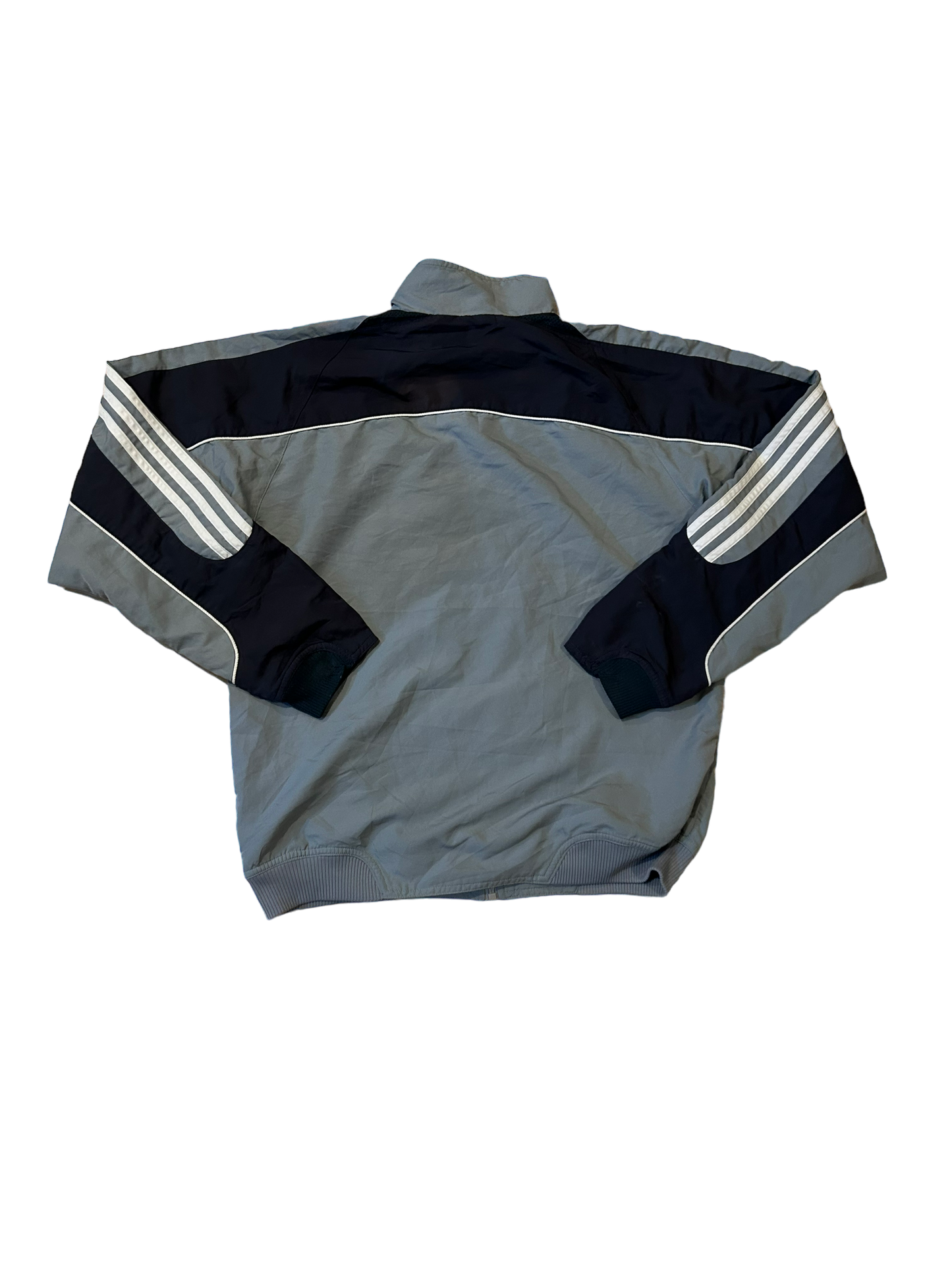 Vintage Grey Adidas Windbreaker Jacket