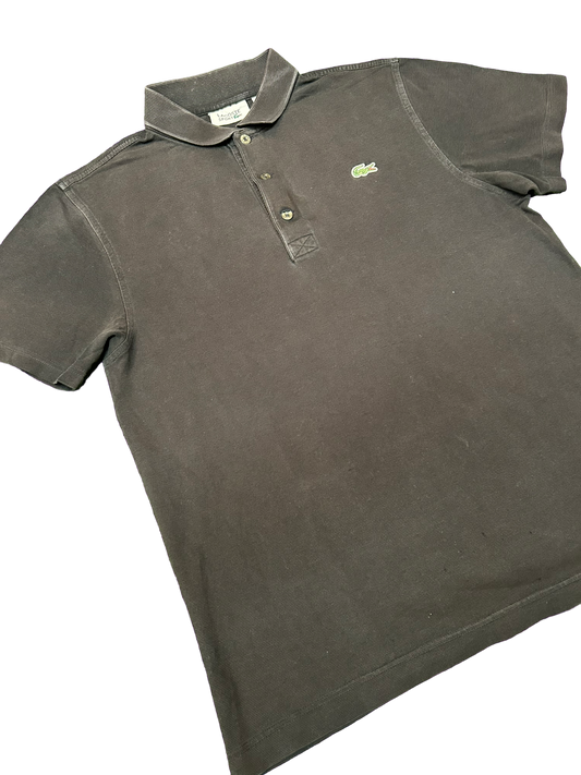 Lacoste Black Corduroy Polo Shirt