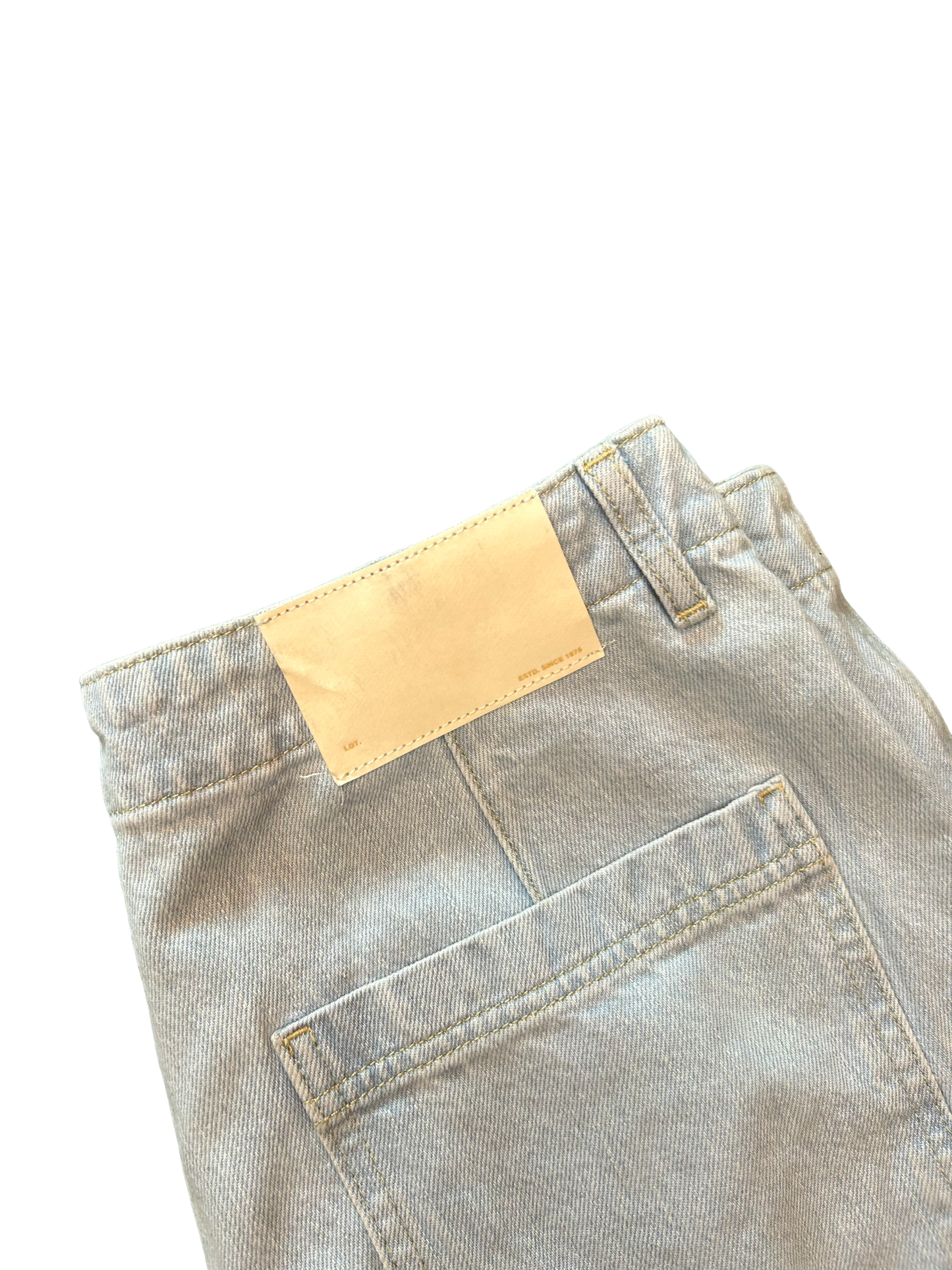 Zara acid-wash denim jeans