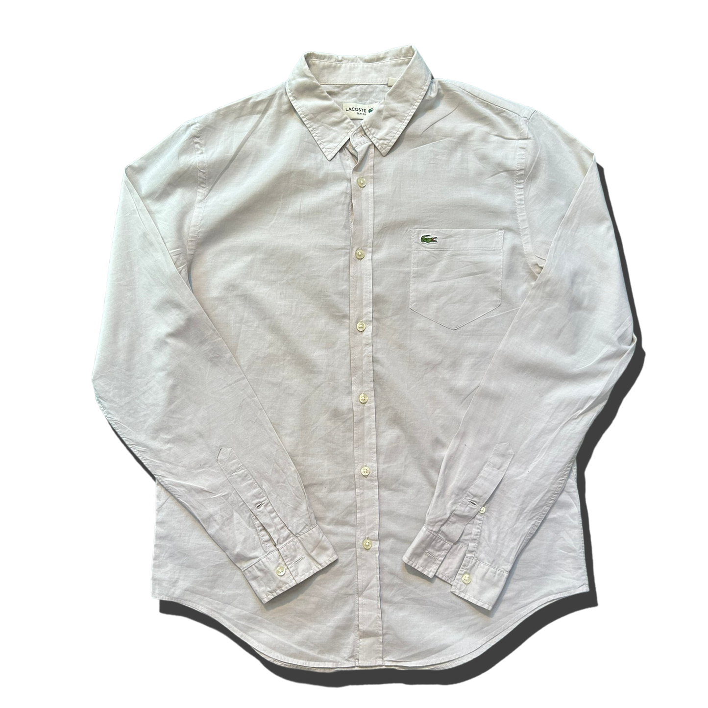 White Lacoste Shirt