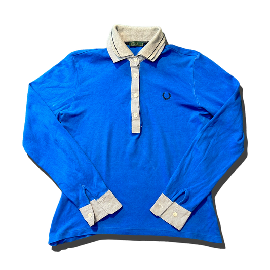 Y2k Fred Perry Longsleeve Polo Shirt